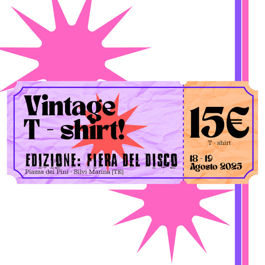 T-shirt logata VINTAGE LOVERS